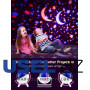 Starry sky projector - children's night light with Bluetooth